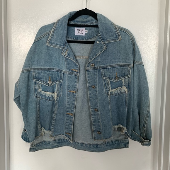 PRINCESS POLLY Jean jacket - Picture 1 of 3